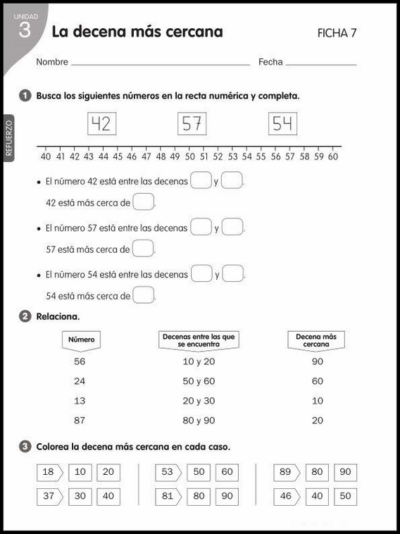 Exercícios de matemática para crianças de 7 anos 58