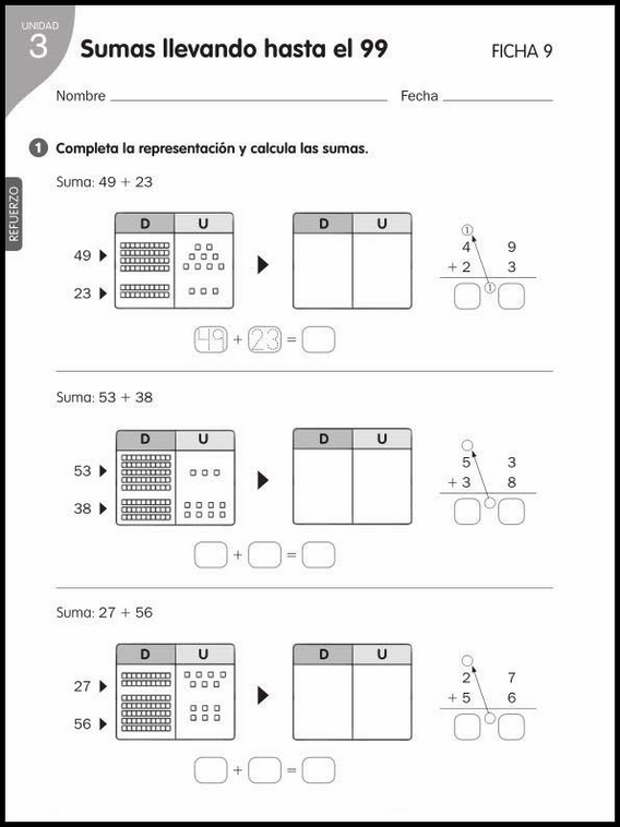 Exercícios de matemática para crianças de 7 anos 60