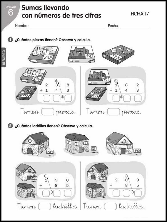 Exercícios de matemática para crianças de 7 anos 68