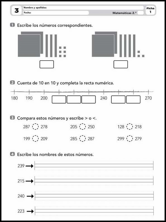 Exercícios de matemática para crianças de 7 anos 7