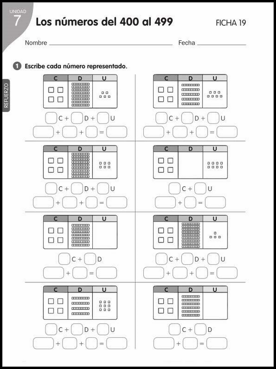 Exercícios de matemática para crianças de 7 anos 70