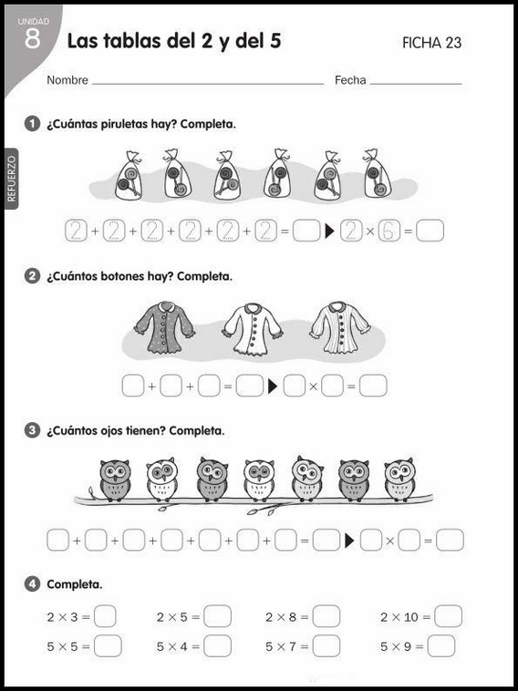 Entraînements de mathématiques pour enfants de 7 ans 74