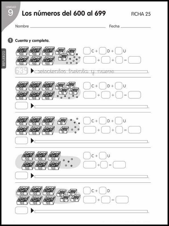 Entraînements de mathématiques pour enfants de 7 ans 76