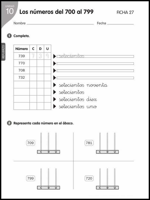 Entraînements de mathématiques pour enfants de 7 ans 78