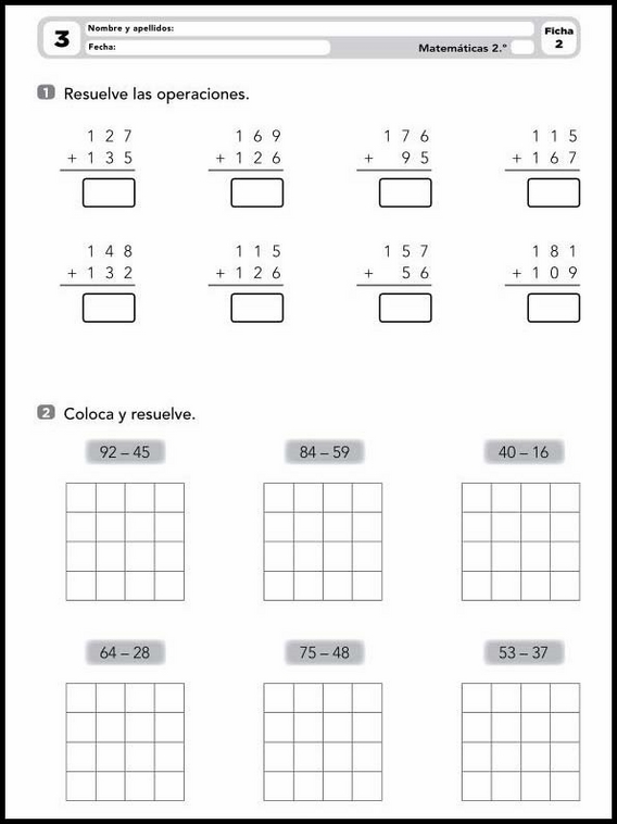 Entraînements de mathématiques pour enfants de 7 ans 9