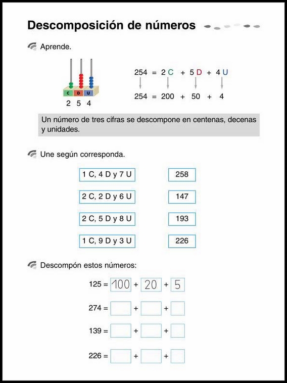 Revisões de matemática para crianças de 7 anos 12