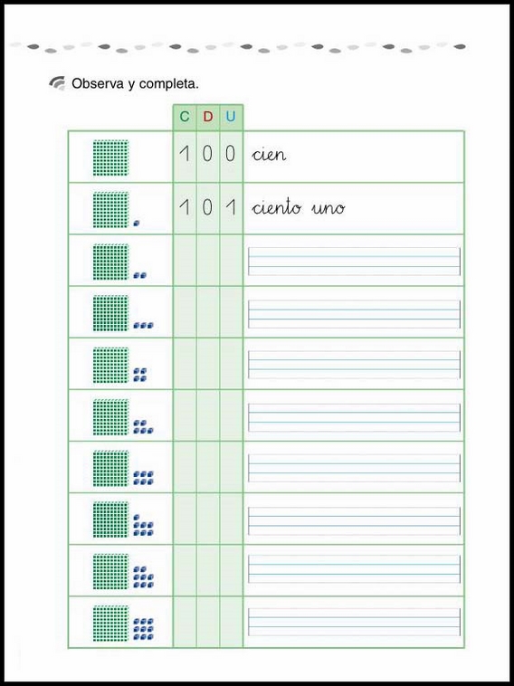 Revisões de matemática para crianças de 7 anos 2