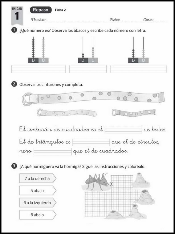 Révisions de mathématiques pour enfants de 7 ans 38