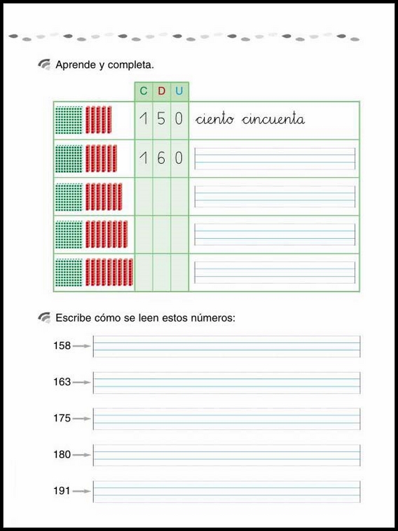 Revisões de matemática para crianças de 7 anos 4