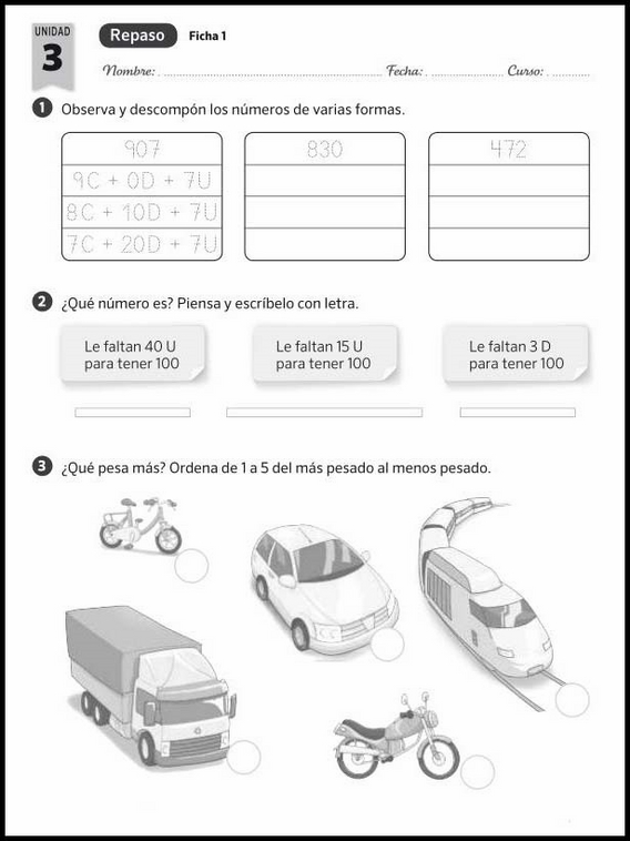 Maths Review Worksheets for 7-Year-Olds 41