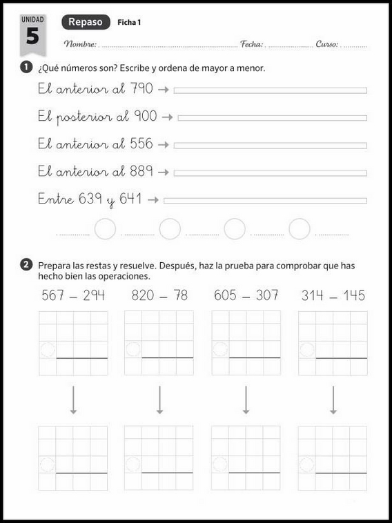 Maths Review Worksheets for 7-Year-Olds 45