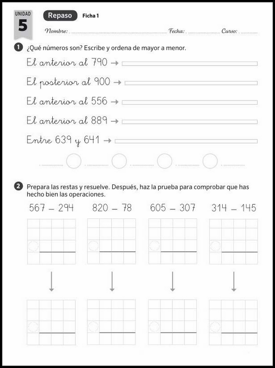 Revisões de matemática para crianças de 7 anos 45