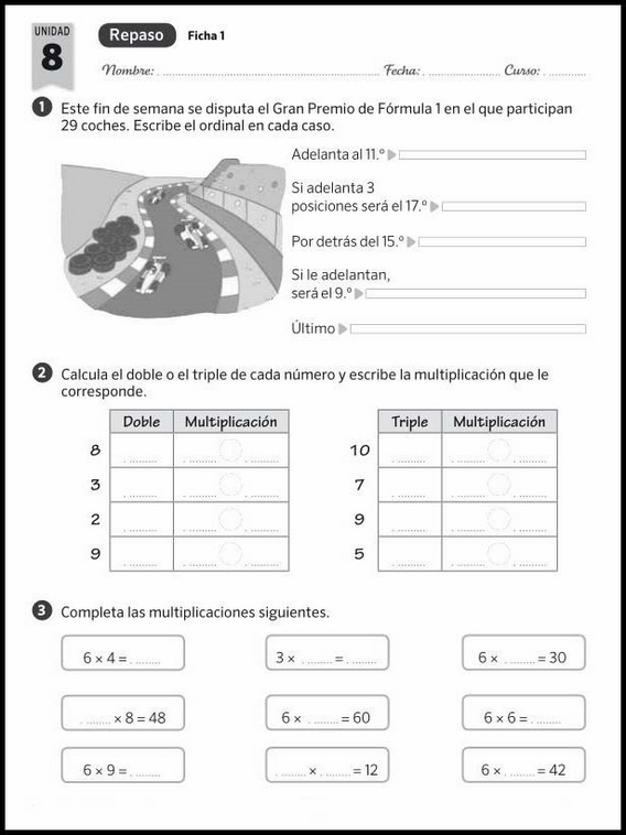 Revisões de matemática para crianças de 7 anos 51