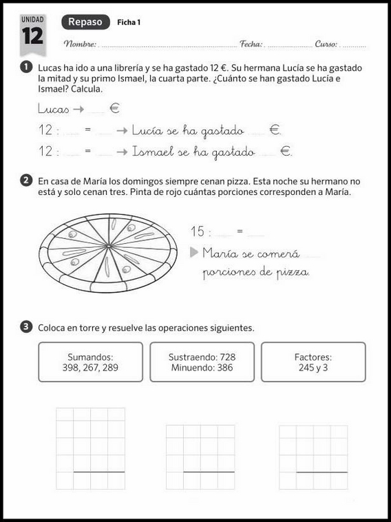 7 años 2º Educacion Primaria Repaso 59