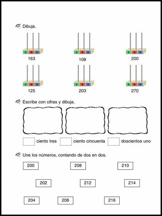 Revisões de matemática para crianças de 7 anos 8