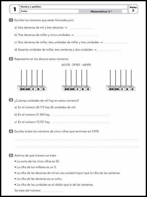 Atividades de matemática para crianças de 8 anos 1