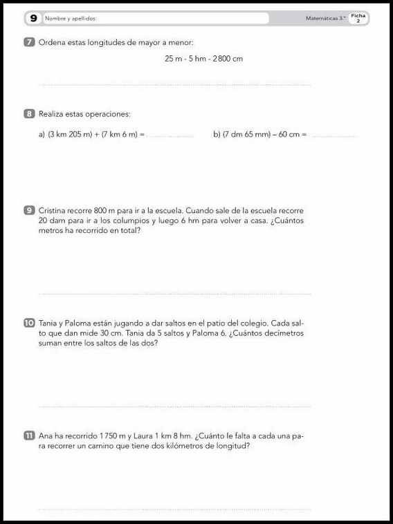 Matematikkoppgaver for 8-åringer 18