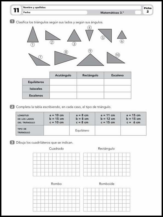 Exercices de mathématiques pour enfants de 8 ans 21