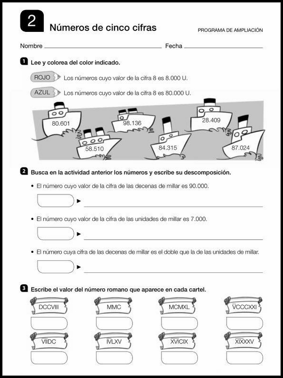 Exercices de mathématiques pour enfants de 8 ans 26