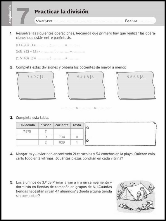 Exercices de mathématiques pour enfants de 8 ans 46