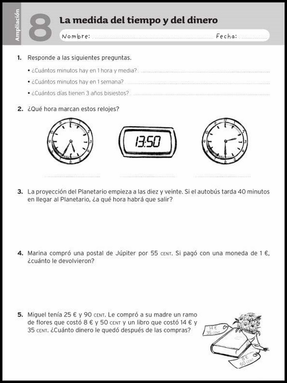 Exercices de mathématiques pour enfants de 8 ans 47