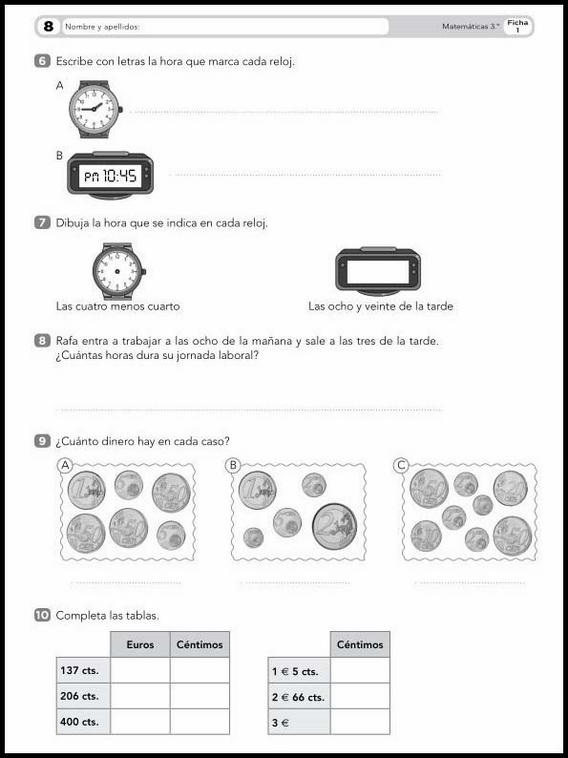 Maths Practice Worksheets for 8-Year-Olds 103