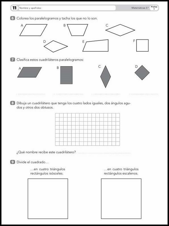 Entraînements de mathématiques pour enfants de 8 ans 109