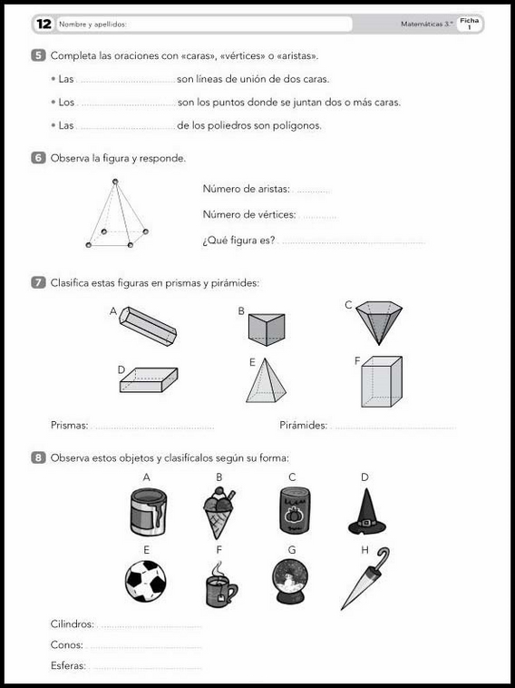 Exercícios de matemática para crianças de 8 anos 111