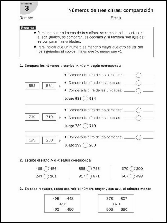 Entraînements de mathématiques pour enfants de 8 ans 114