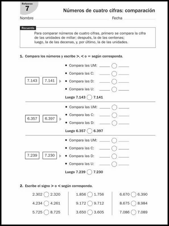 Exercícios de matemática para crianças de 8 anos 118