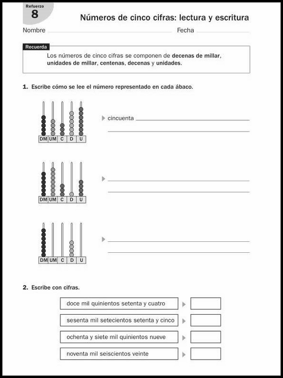 Entraînements de mathématiques pour enfants de 8 ans 119