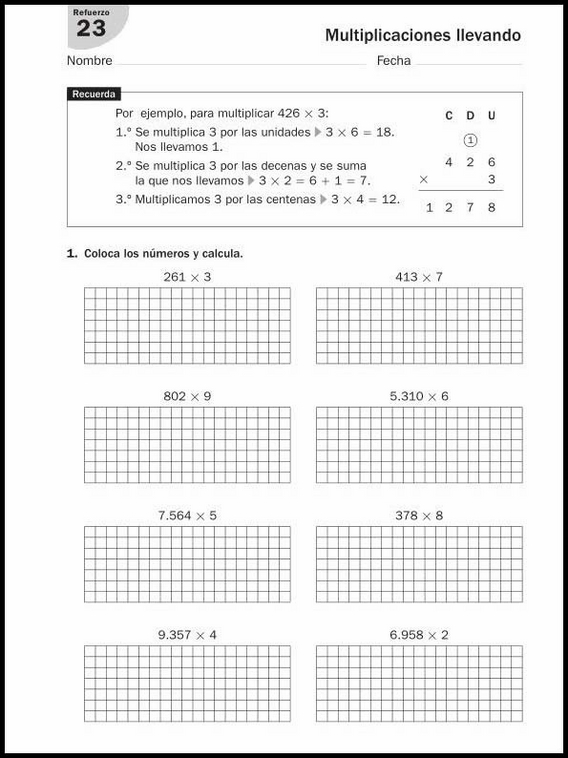 Entraînements de mathématiques pour enfants de 8 ans 134