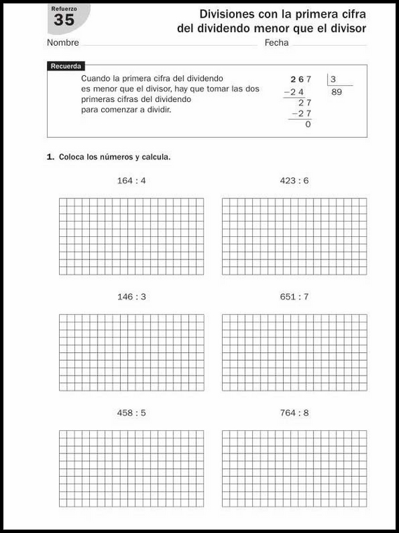 8 años 3º Educacion Primaria Refuerzo 146