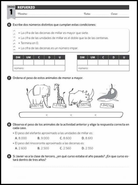 Matematikøvelser til 8-årige 160