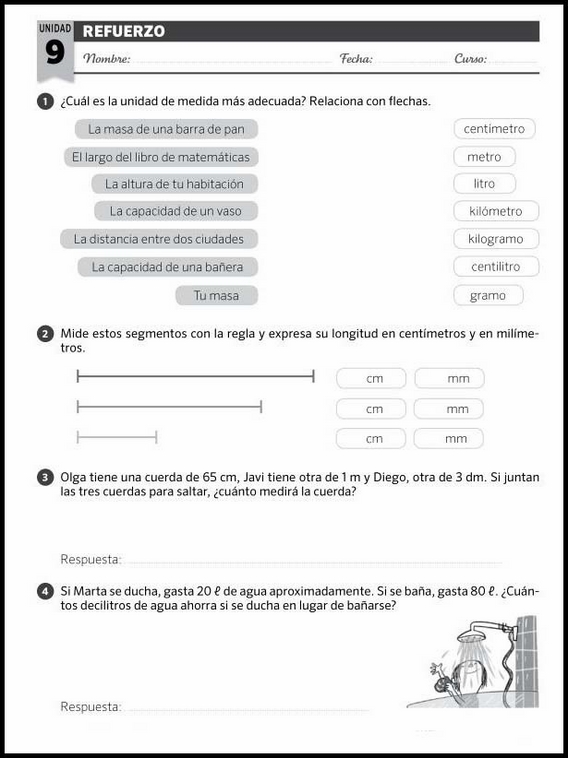 Exercícios de matemática para crianças de 8 anos 175