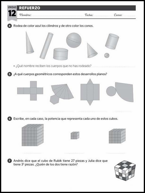 Exercícios de matemática para crianças de 8 anos 182