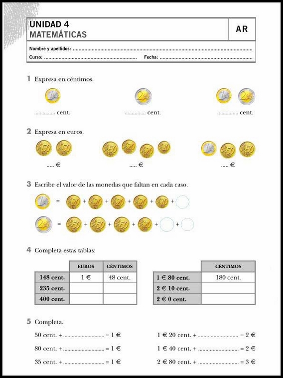 Entraînements de mathématiques pour enfants de 8 ans 19