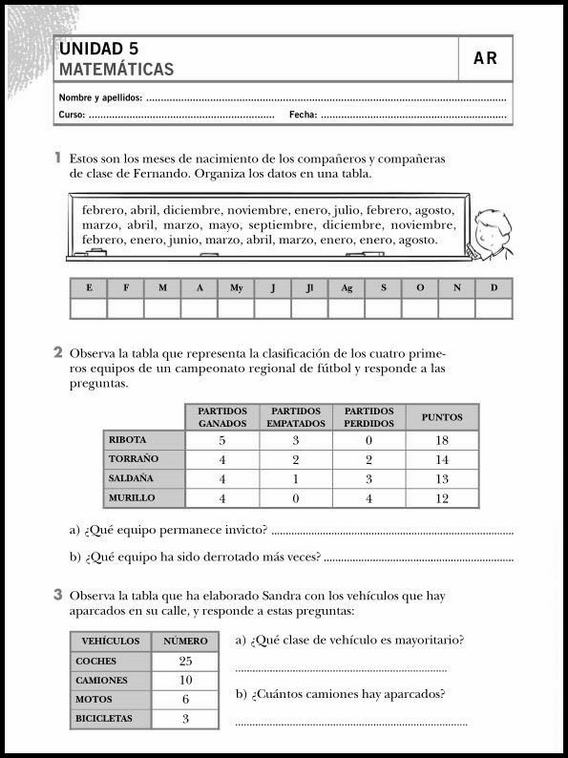 Entraînements de mathématiques pour enfants de 8 ans 25