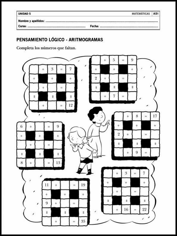 Exercícios de matemática para crianças de 8 anos 30