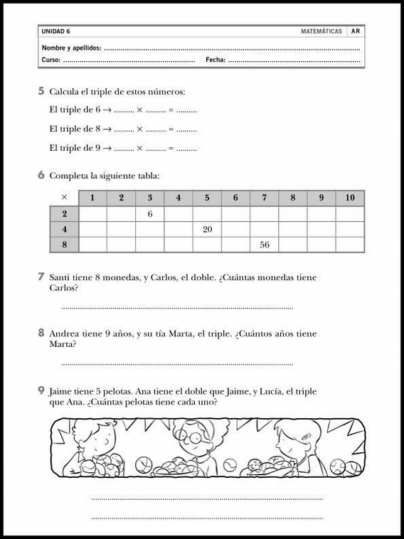 Matematikøvelser til 8-årige 32