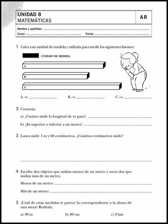 Exercícios de matemática para crianças de 8 anos 43