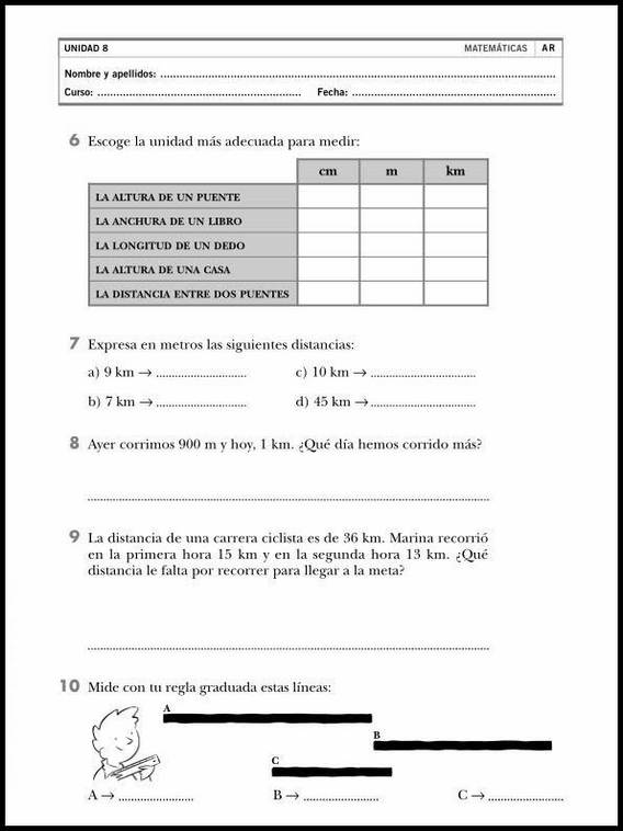 Exercícios de matemática para crianças de 8 anos 44