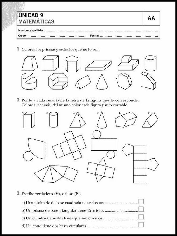 Entraînements de mathématiques pour enfants de 8 ans 50