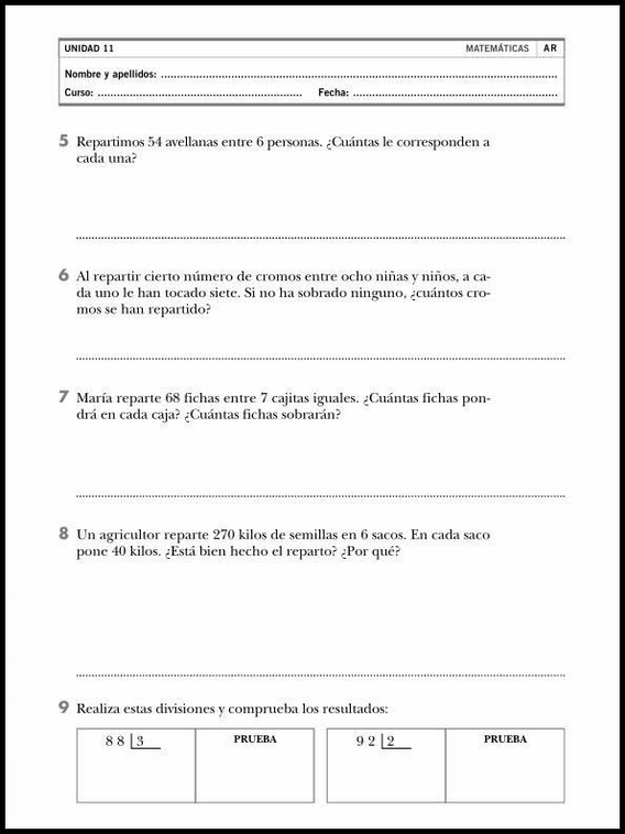 Maths Practice Worksheets for 8-Year-Olds 61