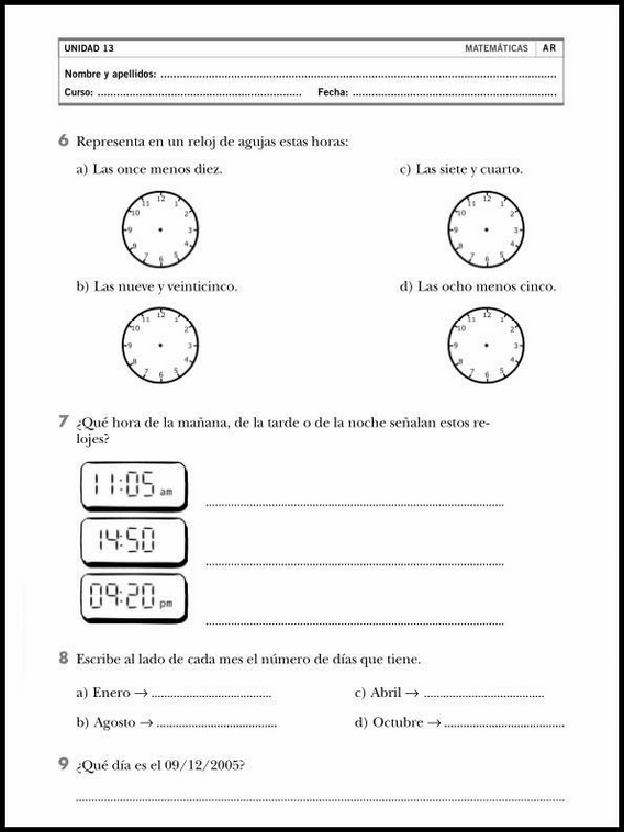 Mathe-Übungsblätter für 8-Jährige 73