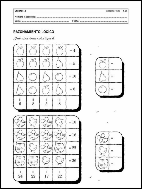 Exercícios de matemática para crianças de 8 anos 81