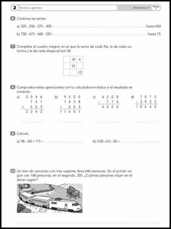 Mathe-Übungsblätter für 8-Jährige 91