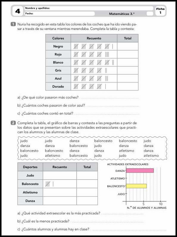 Entraînements de mathématiques pour enfants de 8 ans 94