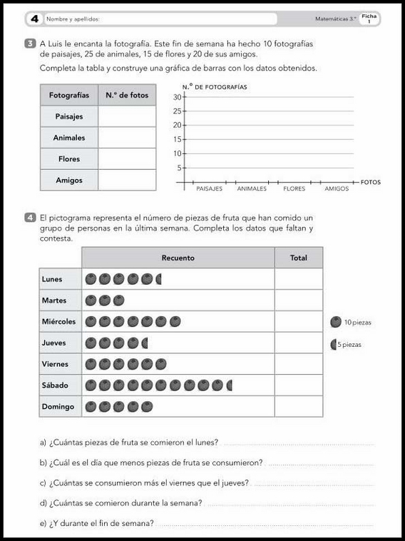 Exercícios de matemática para crianças de 8 anos 95