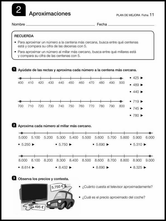 Maths Review Worksheets for 8-Year-Olds 11